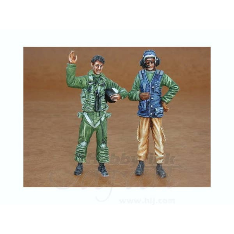 1/32 US Navy modern pilot and mechanic WW II
