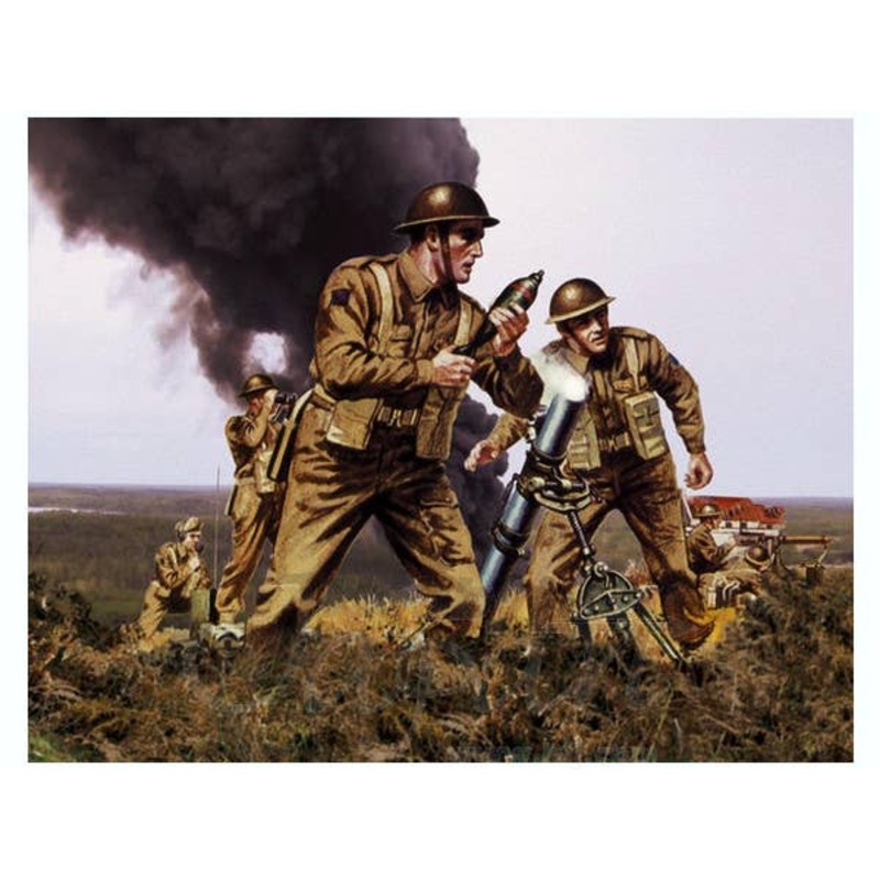 1/32 WWII British Soldier Support Set