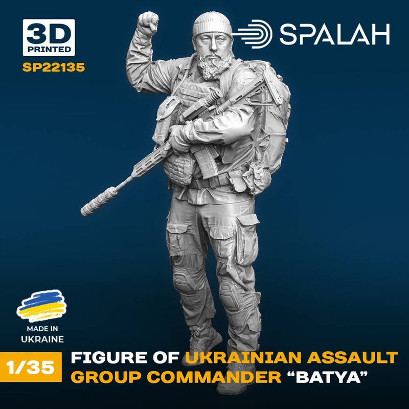 1/35 Figure Ukrainian assault group commander Batya