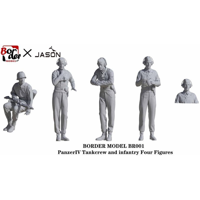 1/35 German PzKpfw IV Tank Crew & Infantry Set