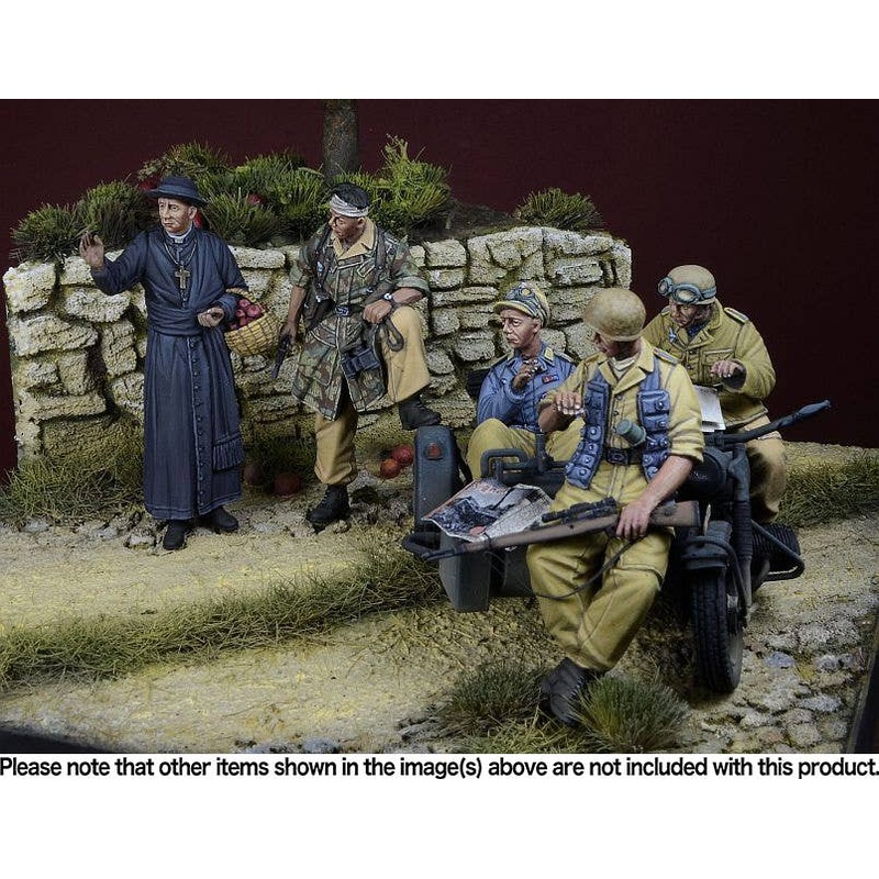 1/35 Got mit uns - Fallschirmjagers in Italy 1943-44 - for BMW R75