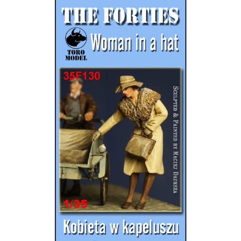 1/35 Woman Wearing A Hat 1940s
