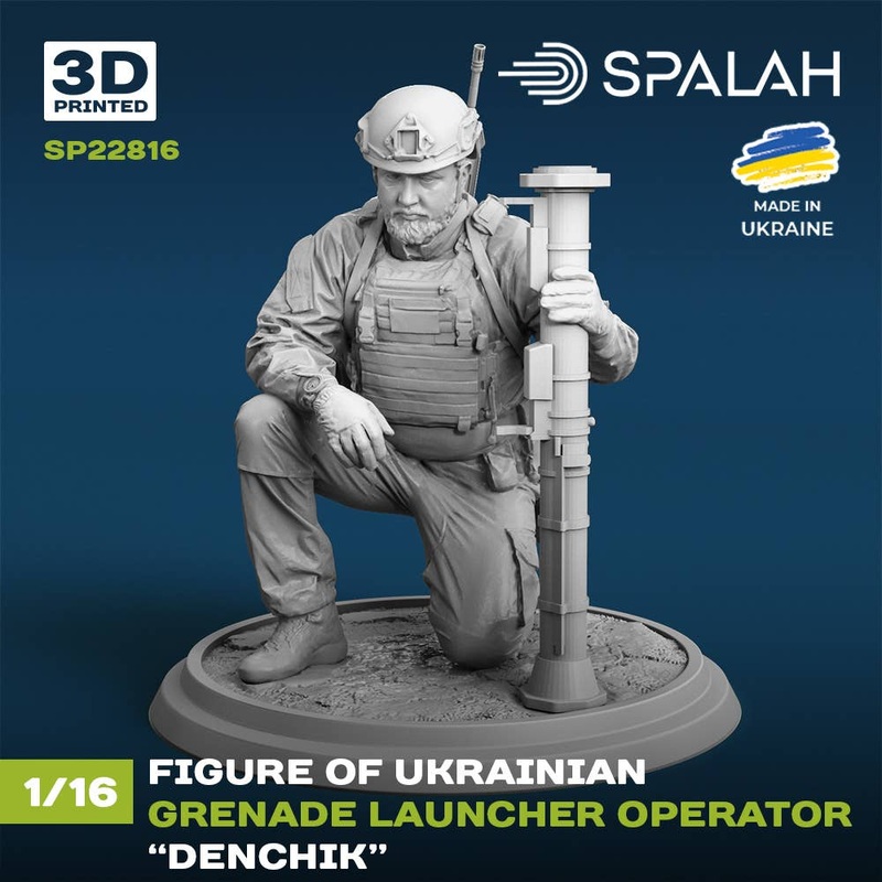 1/16 Figure Ukrainian grenade launcher operator Denchik