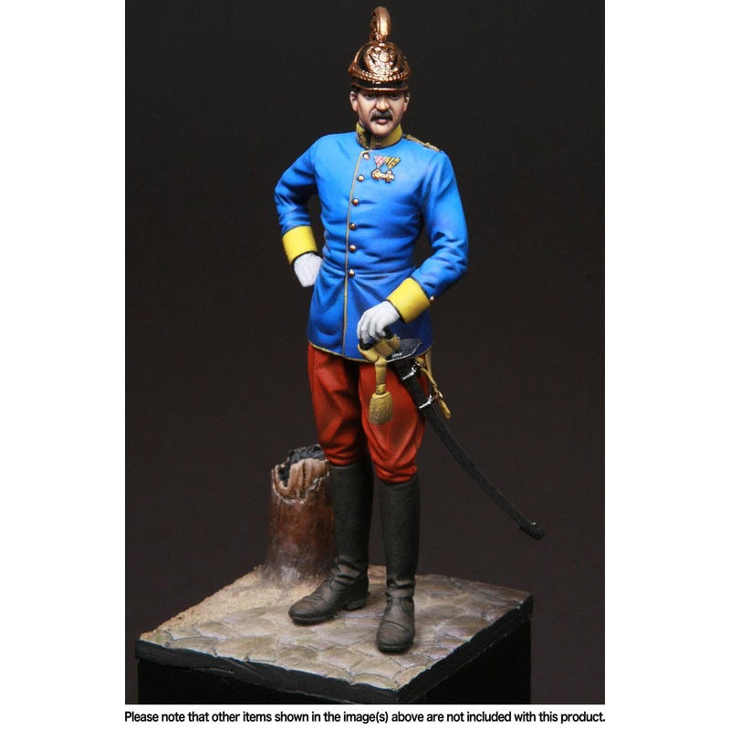 1/24 75mm Austro-Hungarian Dragoon Officer WWI Figure