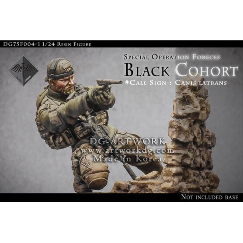 1/24 Black Cohort Canis Latrans (No Included Base Version)