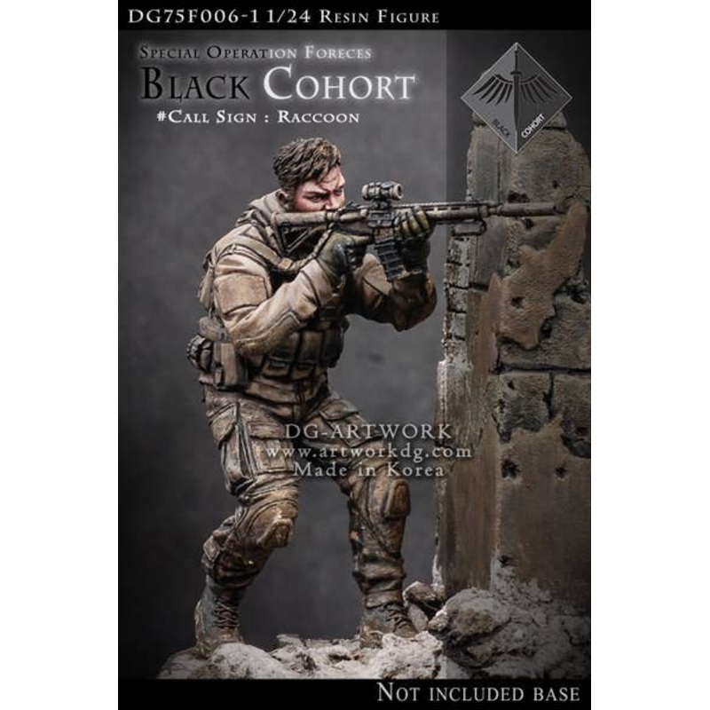 1/24 Black Cohort Raccoon (No Included Base Version)