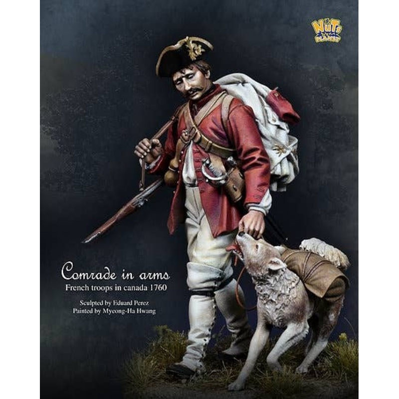 1/24 Comrade in Arms, French Troops in Canada 1760