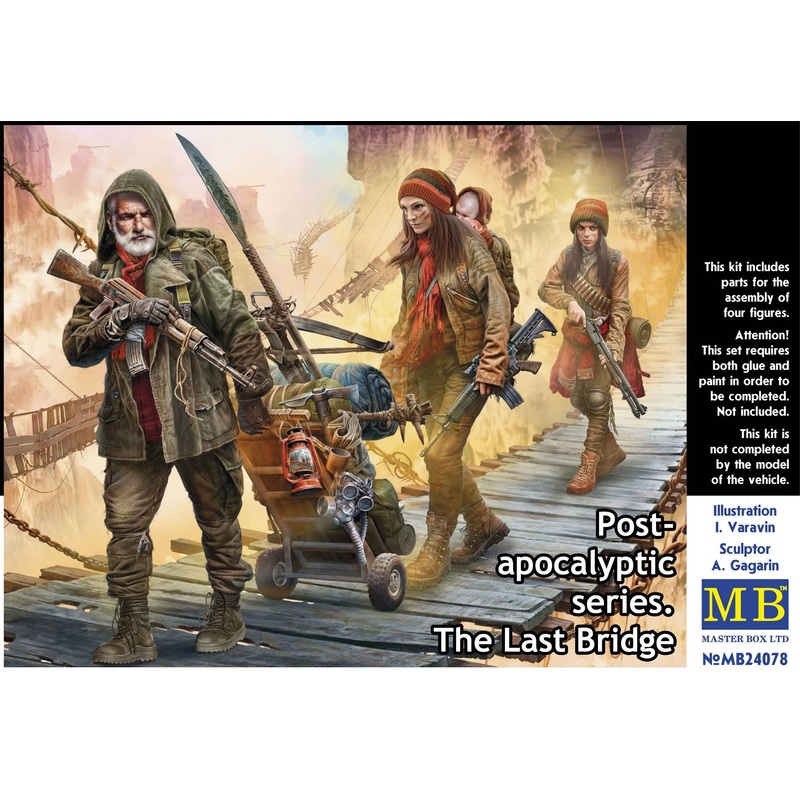 1/24 Post-Apocalyptic Series - The Last Bridge (Set of: MSB24075, MSB24076, MSB24077)