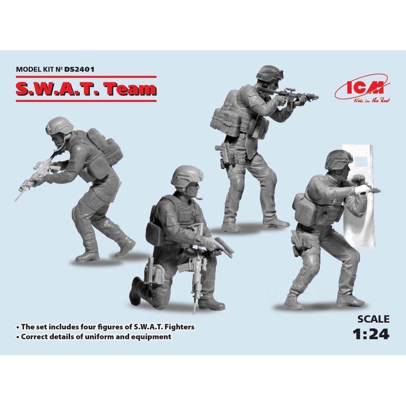 1/24 S.W.A.T. Team (4 figures)