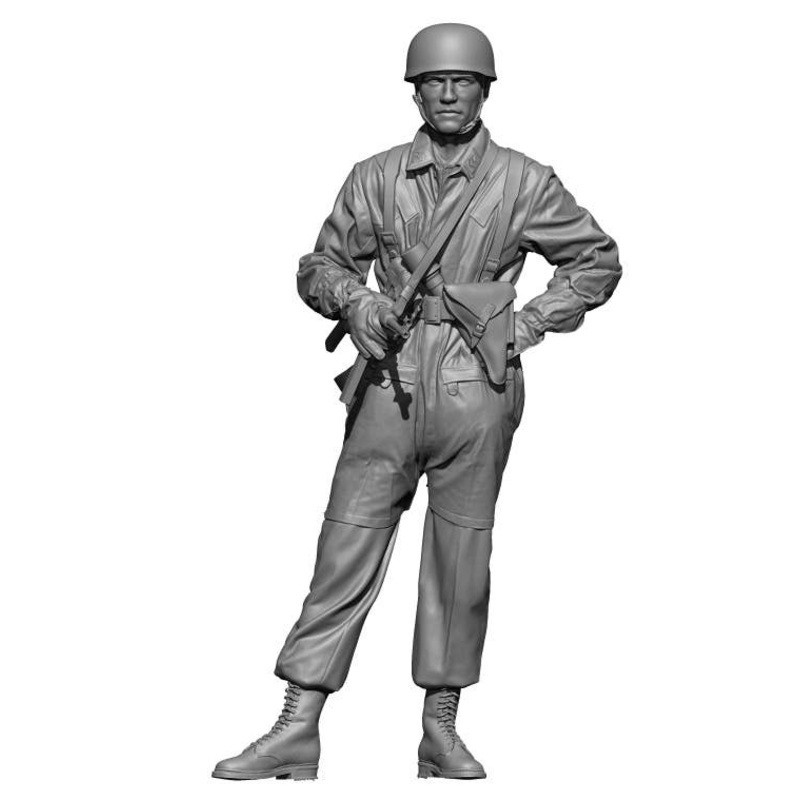 1/24 WWII German Fallschirmjager #4 NCO Resting