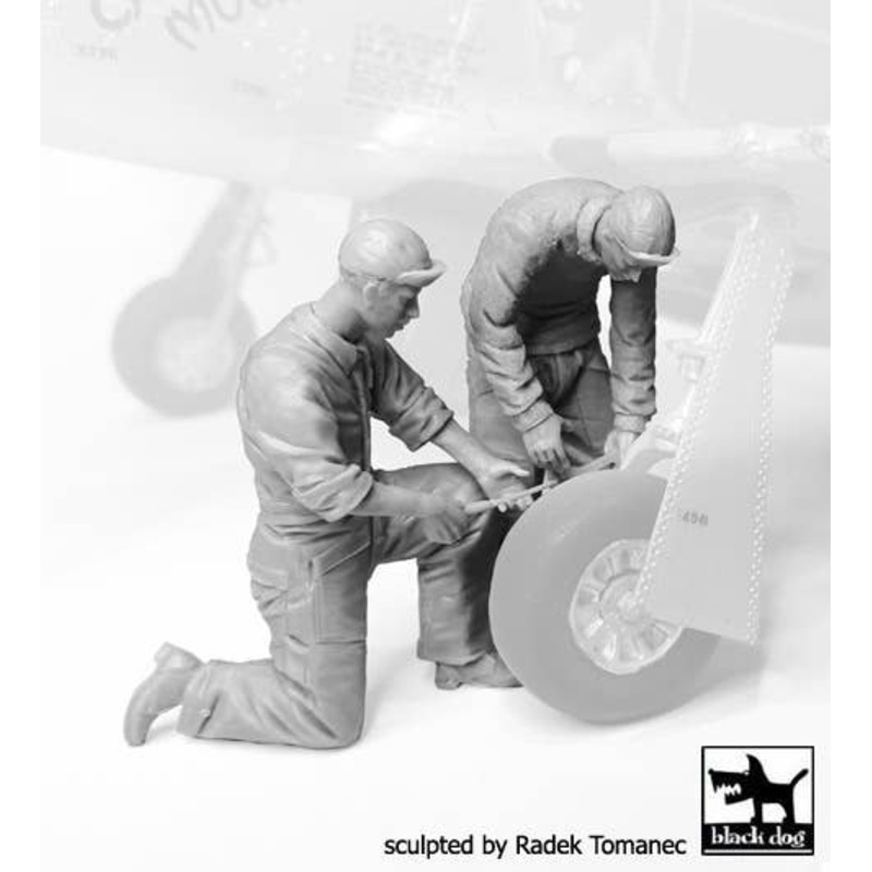 1/32 Mechanics Personnel USAAF 1940-45 Set No.3