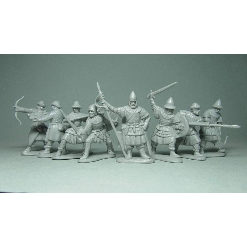 1/32 Medieval Ukrainian warriors, XIV-XV century