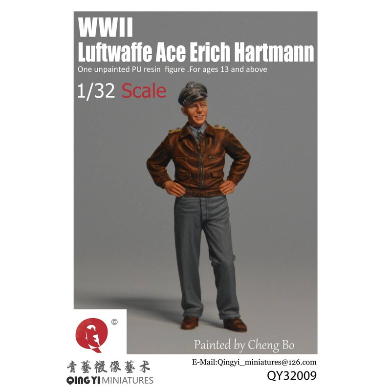 1/32 WWII Luftwaffe Ace Erich Hartmann