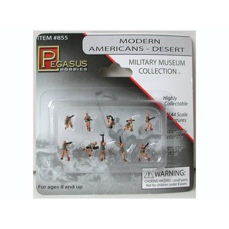 1/144 Modern U.S. Infantry Figures (Desert Uniform)
