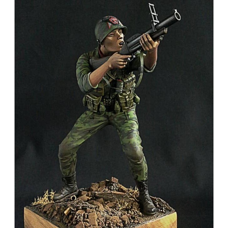 1/16 ARVN Ranger (2 Helmet Option, with Helmet Cover and without Cover)