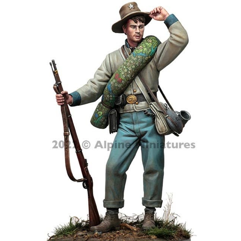 1/16 Civil War Southern Army Texas Infantry 1863