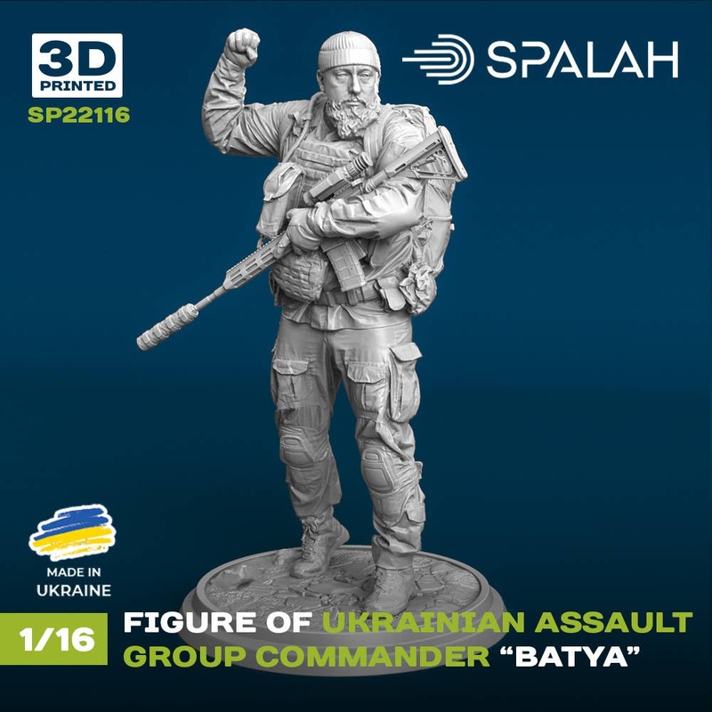1/16 Figure Ukrainian assault group commander Batya