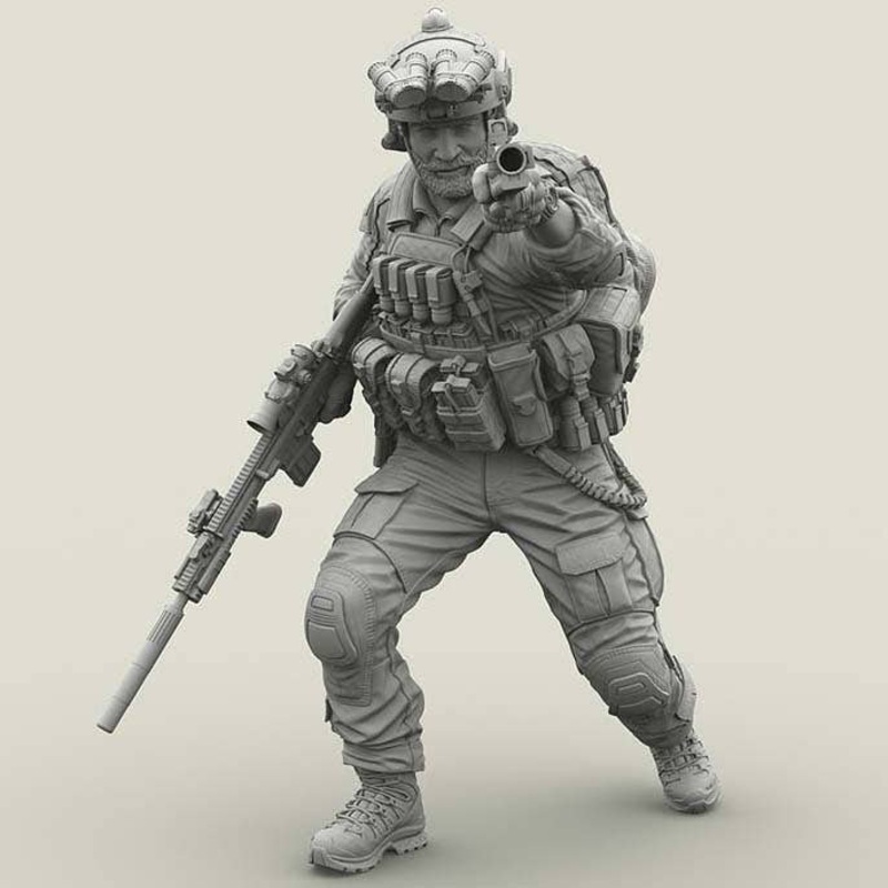 1/16 US NAVY SEAL M79 Gunner w/FN SCAR Mk17