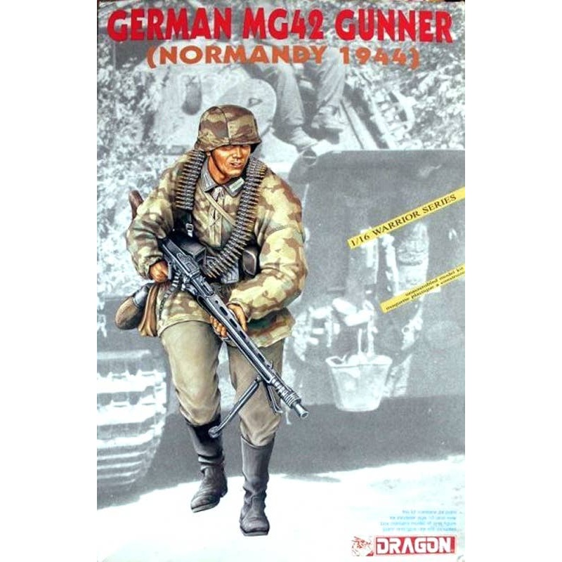 1/16 WW.II German MG42 Gunner Normandy 1944