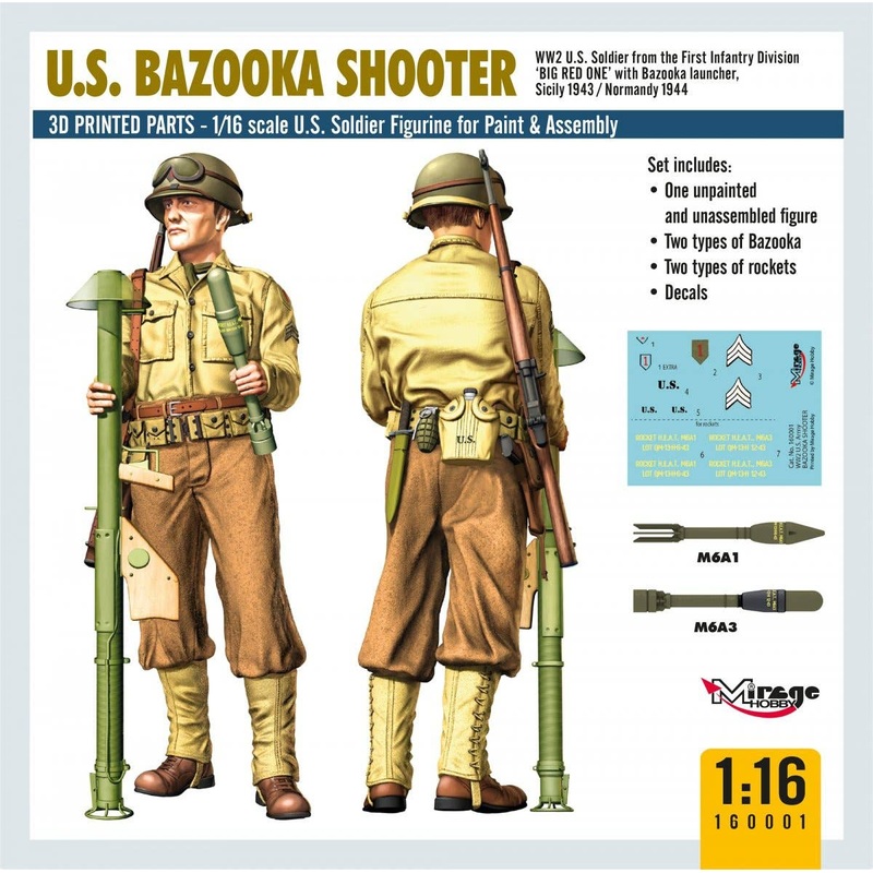 1/16 WW2 US Bazooka Shooter