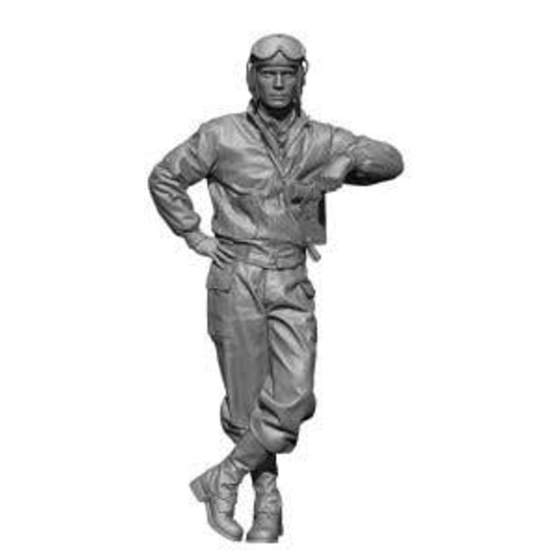 1/16 WWII American M8 Greyhound Armored Car Crew #1