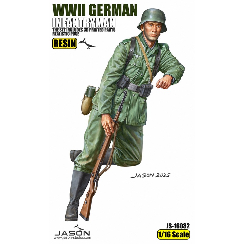 1/16 WWII German infantryman