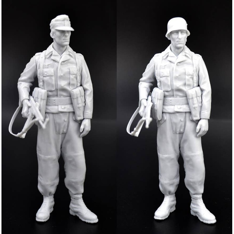 1/16 WWII German Infantryman, Eastern Germany, March 1945