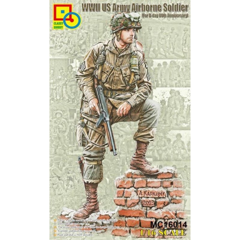 1/16 WWII US Army Airborne Soldier