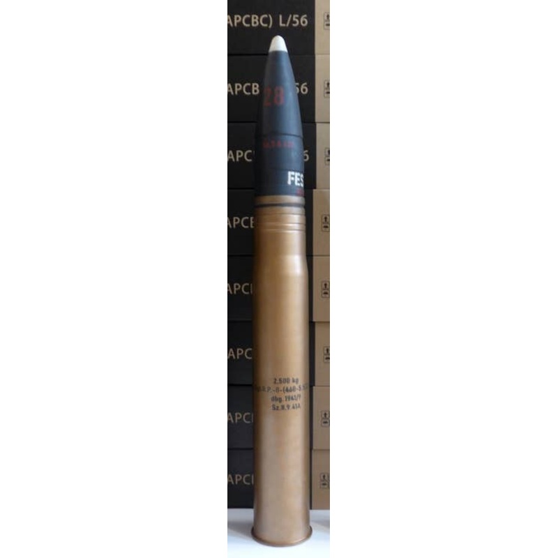 1/1 German 8.8cm Gun Shell Replica (Pzgr.39 APCBC L/56)