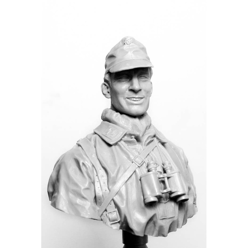 1/10 German Youth Soldier Panzergrenadier, Normandy 1944 Resin Bust Model