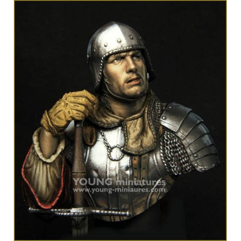 1/10 Medieval German Bust Landsknecht 16th Century