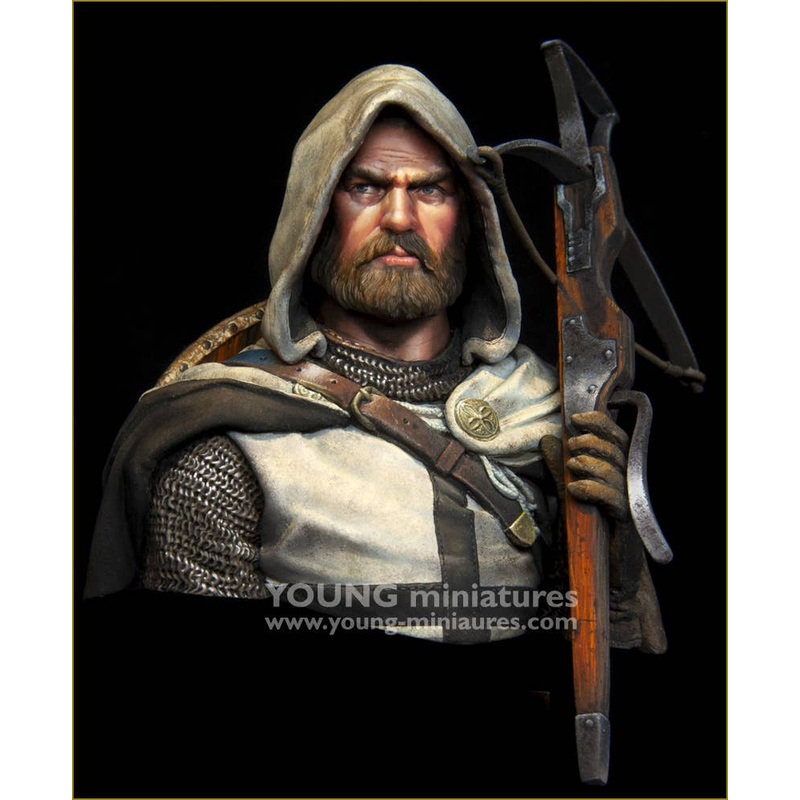 1/10 Teutonic Knight with Crossbow Bust