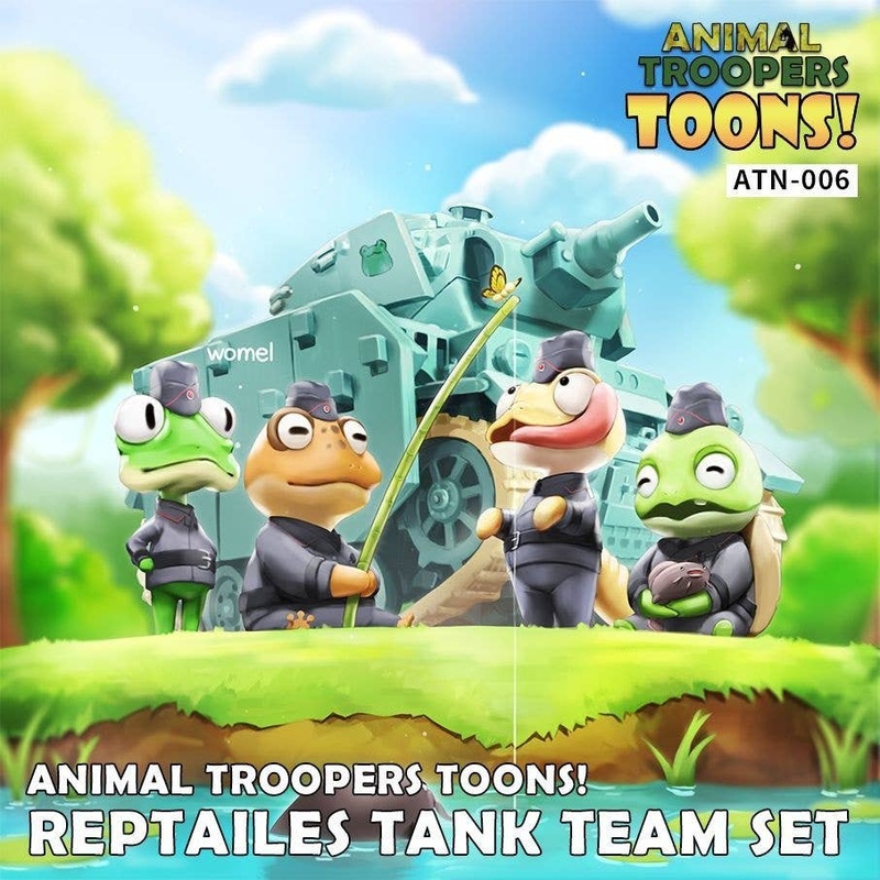 Animal Troopers Toons! Reptiles Tank Team Set