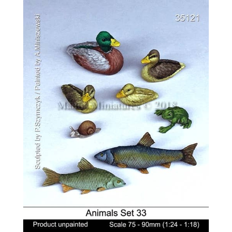 Animals Set 33 (Scale 75-90mm, 1:24-1:18)
