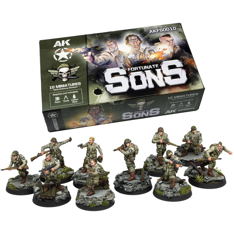 WW.II US Army 101st Airborne Division 30mm Resin Figure Set of 10