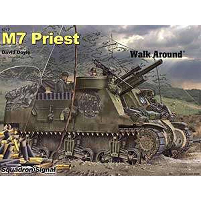 American 105mm self-propelled howitzer M7 Priest Walkaround (soft cover version