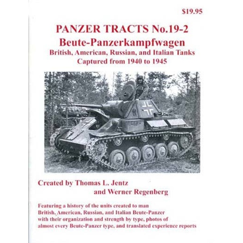 Panzer Tracts No 19-2 captured tank 1940-45 Great Britain, USSR, Italy