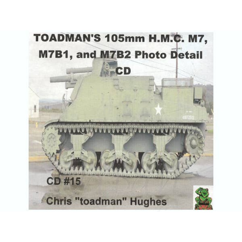 CD #15 105mm H.M.C. M7/M7B1/M7B2 Photo Detail CD
