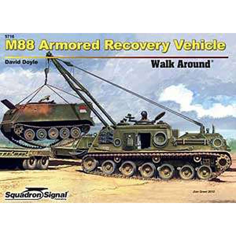 American M88 Armored Tank Recovery Vehicle Walk Around (Soft Cover Version)
