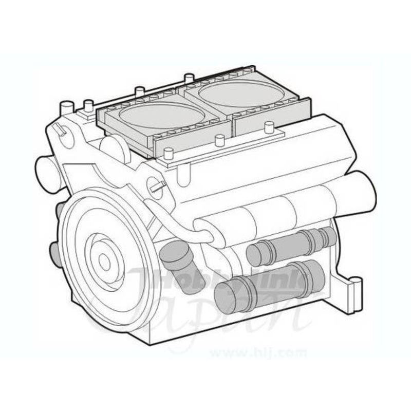 1/72 Ger. Engine Maybach for Panther Ausf A/D