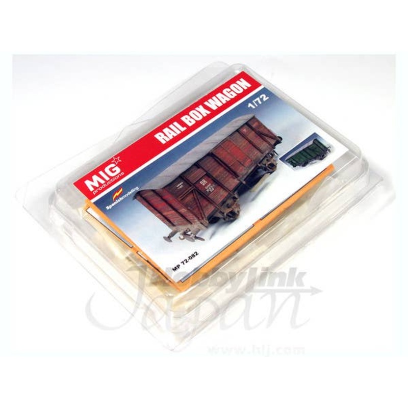 1/72 Rail Box Wagon