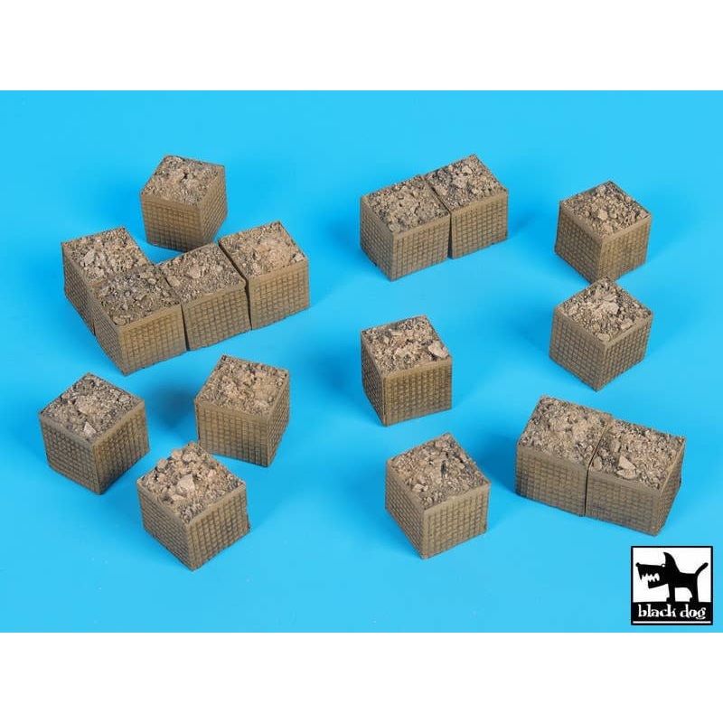 1/72 Sandbag Armored Wall (HESCO) 1