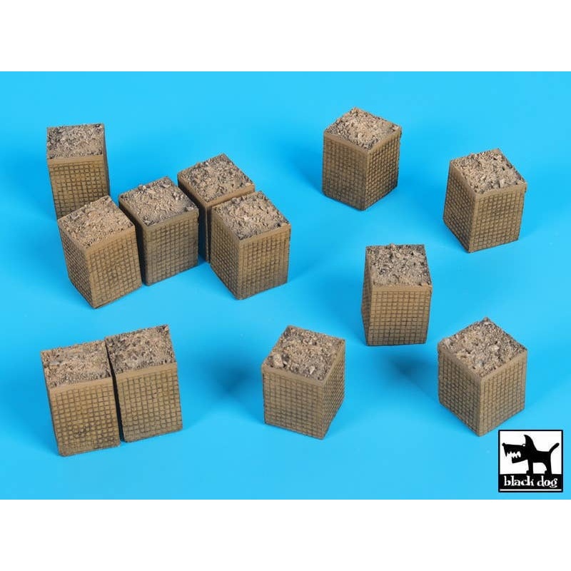 1/72 Sandbag Armored Wall (HESCO) 3
