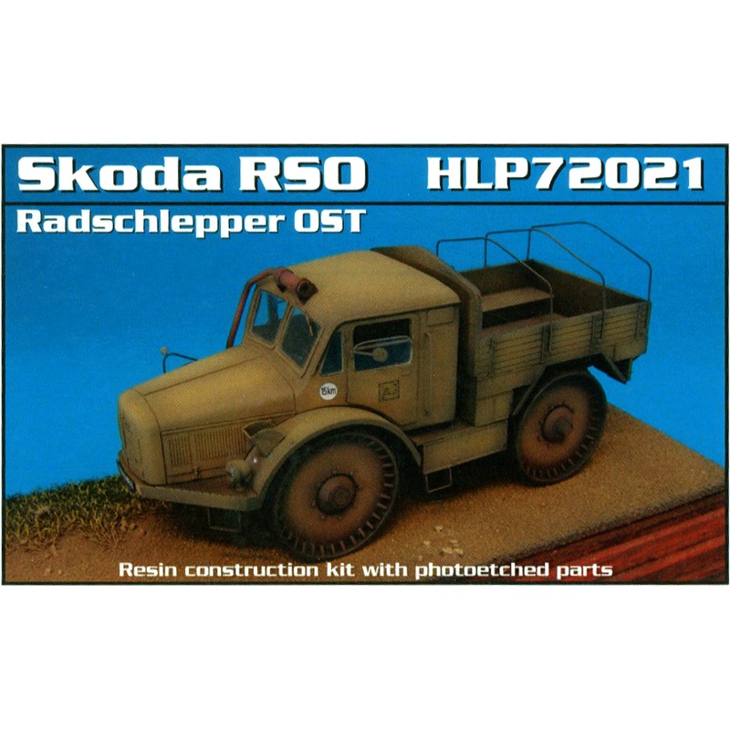 1/72 Skoda RSO Wheeled Tractor Resin Kit