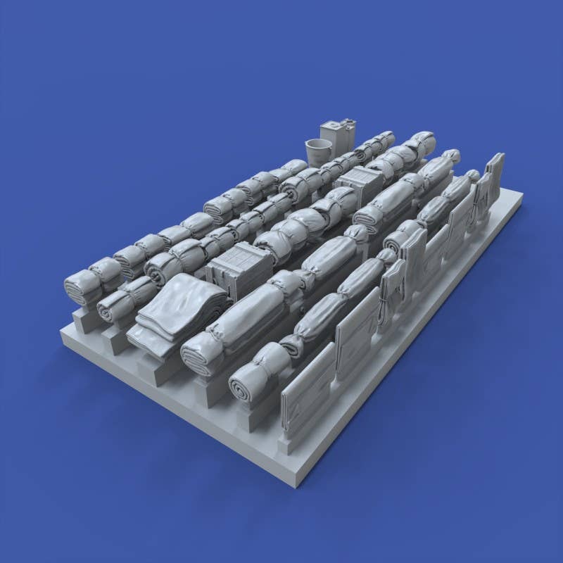 1/72 Tentpaks and bedrolls
