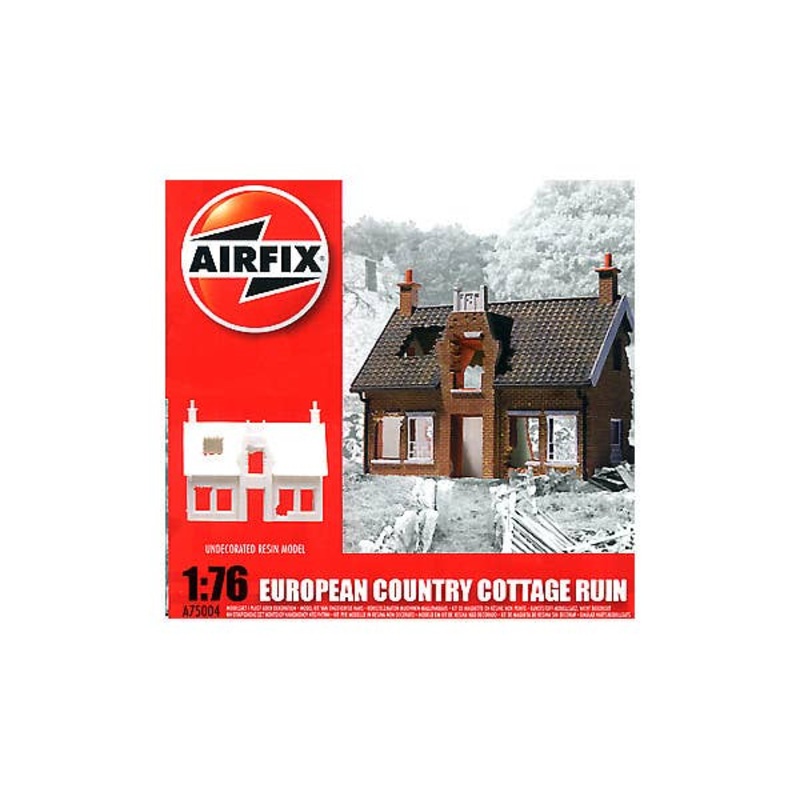 1/76 European Country Cottage Ruin