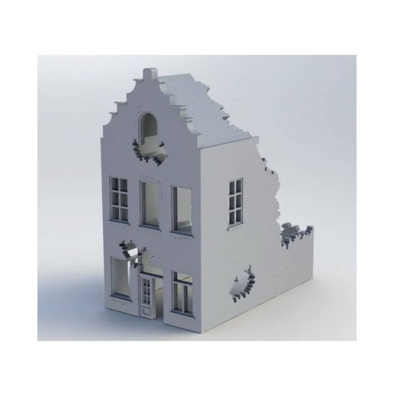 1/76 European Town House (Resin Model Kit)