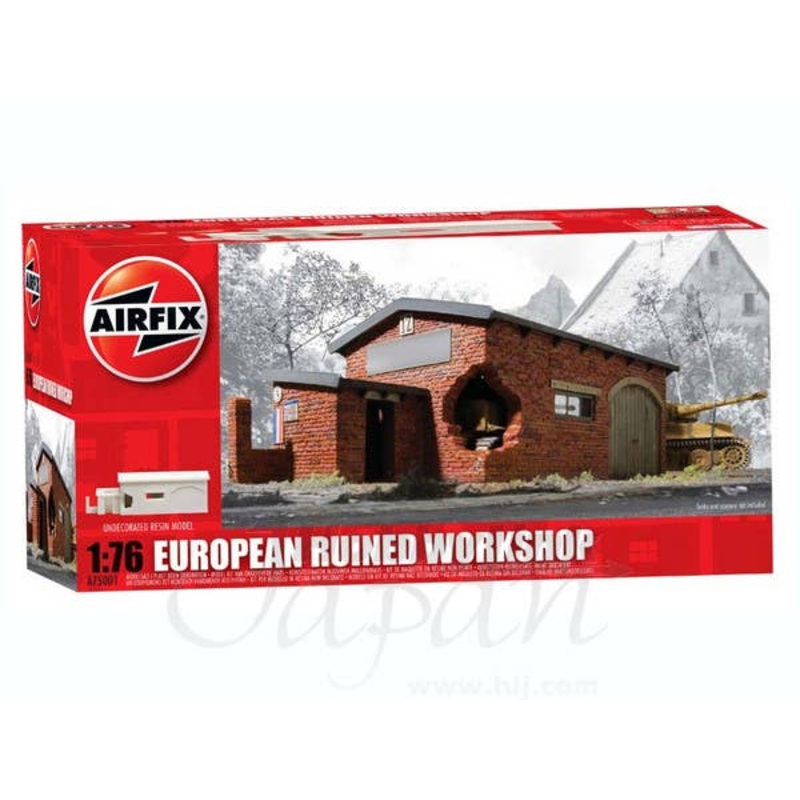 1/76 Workshop In Ruins In Europe