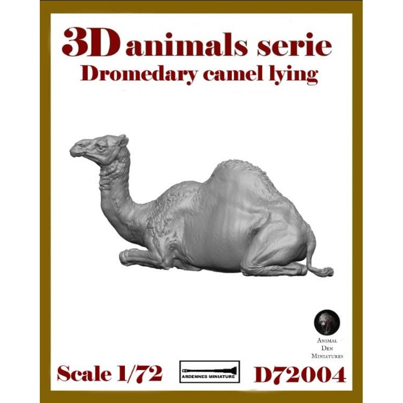 1/72 3D Animal Series - Dromedary Camel Lying