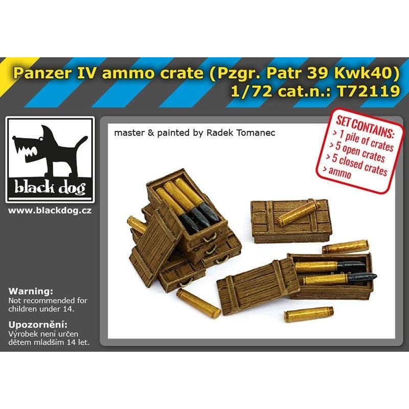 1/72 Ammunition Box for Panzer IV